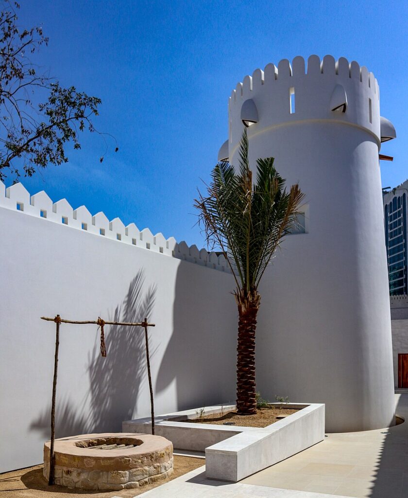 Architectural Evolution of Abu Dhabi well in qasr al hosn